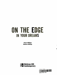 On the Edge: In Your Dreams, Student Text