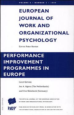 Performance Improvement Programmes in Europe