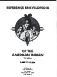 Reference Encyclopedia of the American Indian