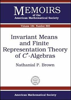 Invariant Means and Finite Representation Theory of $C^*$-Algebras