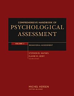 Comprehensive Handbook of Psychological Assessment, Volume 3