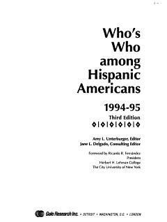 Who\'s Who Among Hispanic Americans