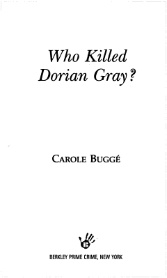 Who Killed Dorian Gray?