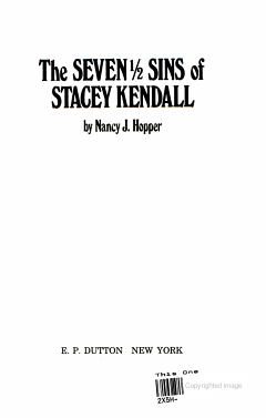 The Seven 1/2 Sins of Stacey Kendall