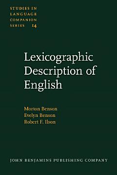 Lexicographic Description of English