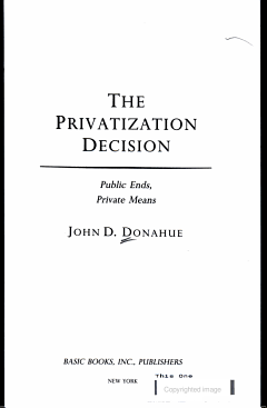 Privatization Decision