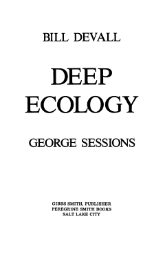 Deep Ecology