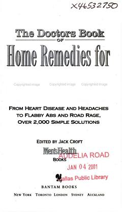 The Doctors Book of Home Remedies for Men