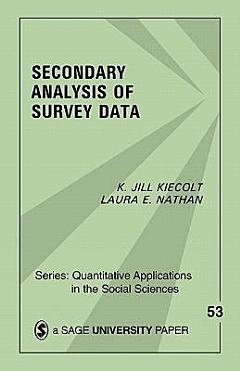 Secondary Analysis of Survey Data