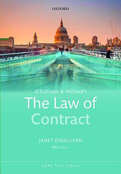 O\'Sullivan and Hilliard\'s the Law of Contract