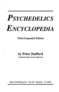 Psychedelics Encyclopedia