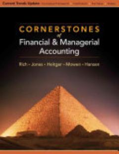 Cornerstones of Financial and Managerial Accounting, Current Trends Update