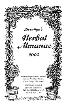 Llewellyn\'s Herbal Almanac 2000