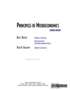 Principles of Microeconomics