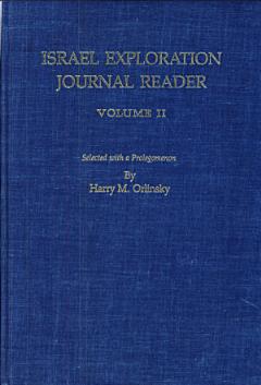 Israel Exploration Journal Reader