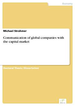 Communication of global companies with the capital market