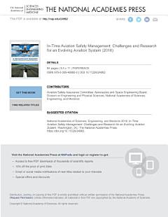 In-Time Aviation Safety Management