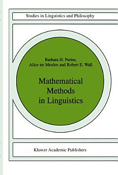 Mathematical Methods in Linguistics