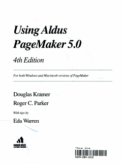 Using Aldus PageMaker 5.0