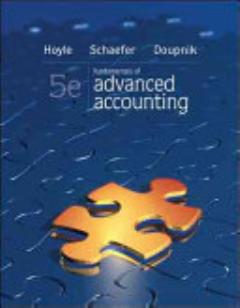 Fundamentals of Advanced Accounting with Connect Access Card