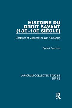 Histoire du droit savant (13e–18e siècle)