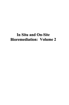 In Situ and On-site Bioremediation