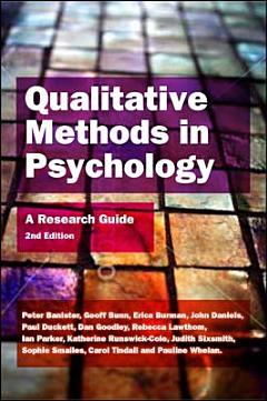 EBOOK: Qualitative Methods In Psychology: A Research Guide