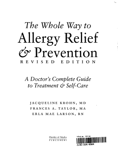 The Whole Way to Allergy Relief & Prevention