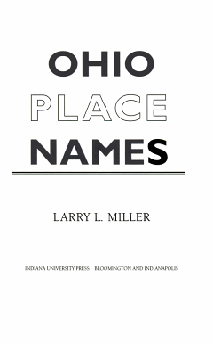 Ohio Place Names