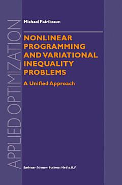 Nonlinear Programming and Variational Inequality Problems