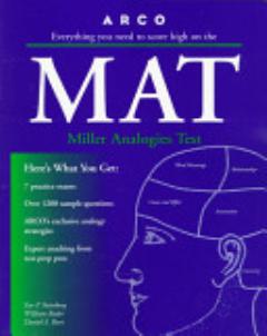 Everything You Need to Score High on the MAT, Miller Analogies Test