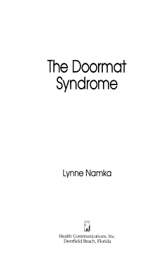 The Doormat Syndrome