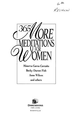 365 More Meditations for Women