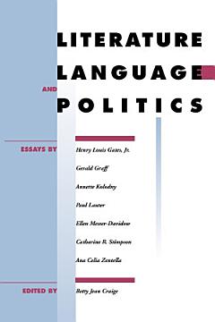 Literature, Language, and Politics