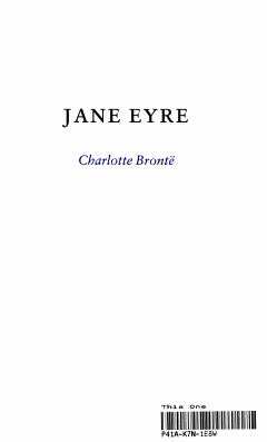 Jane Eyre, Charlotte Brontë