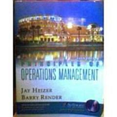 Principles of Operations Management