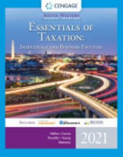 South-Western Federal Taxation 2021: Essentials of Taxation: Individuals and Business Entities