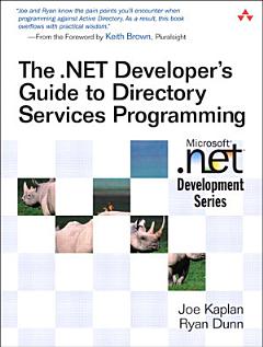 The .NET Developer\'s Guide to Directory Services Programming