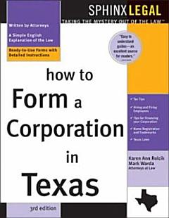 How to Form a Corporation in Texas