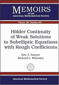 Holder Continuity of Weak Solutions to Subelliptic Equations with Rough Coefficients