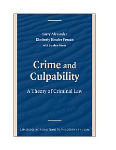 Crime and Culpability