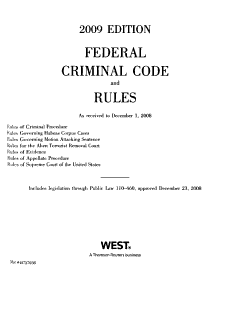 Federal Criminal Code and Rules