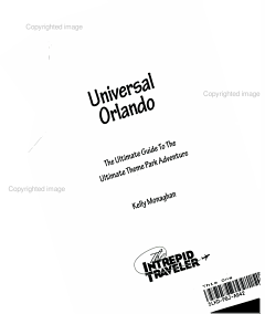 Universal Orlando, 2005 Edition