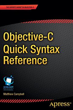 Objective-C Quick Syntax Reference