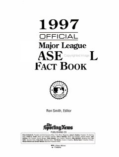 Official Major League Fact Book (1997 Edition)