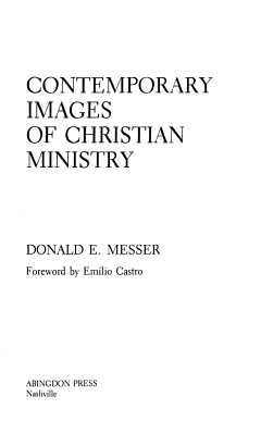 Contemporary Images of Christian Ministry