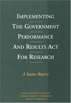 Implementing the Government Performance and Results Act for Research