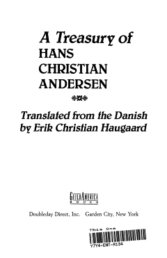 A Treasury of Hans Christian Andersen