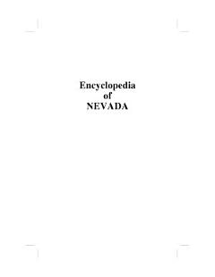 Encyclopedia of Nevada