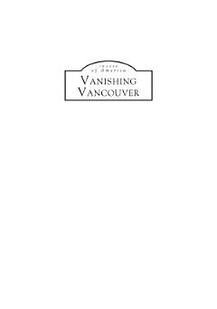 Vanishing Vancouver